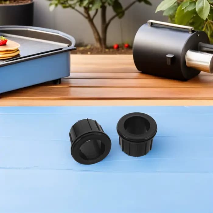 4 Pièces Bouchons de Remplacement en Plastique pour Trou de Table de Patio Extérieur
