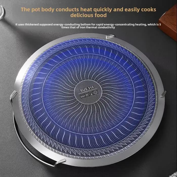 Plaque de barbecue en acier inoxydable pour la maison et l'extérieur