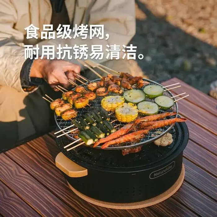 Naturehike – poêle circulaire de bureau, ensemble de four à Barbecue Portable pour l'extérieur, nouveauté 2025