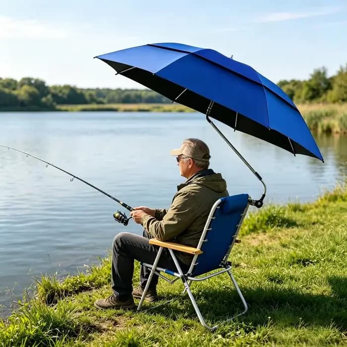 Parasol de plage avec pince universelle