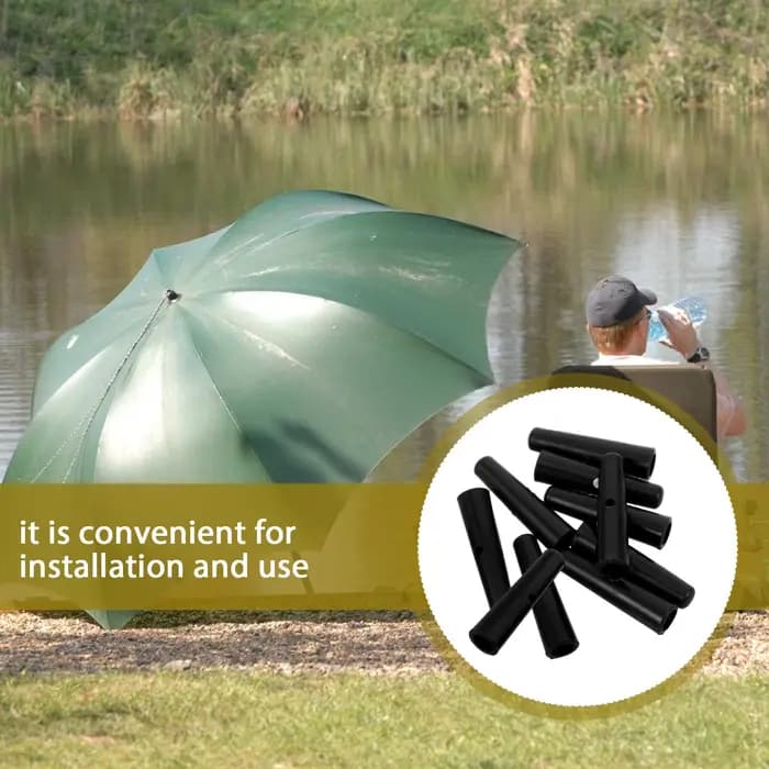 10 pièces de perles de remplacement en plastique pour têtes de parapluie