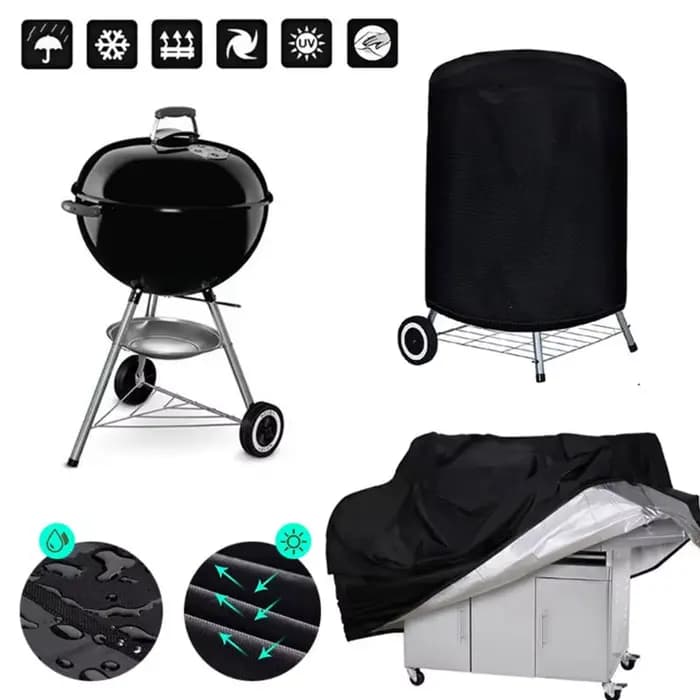 Housse de Protection Anti-Poussière Étanche de Barbecue 1 Pièce