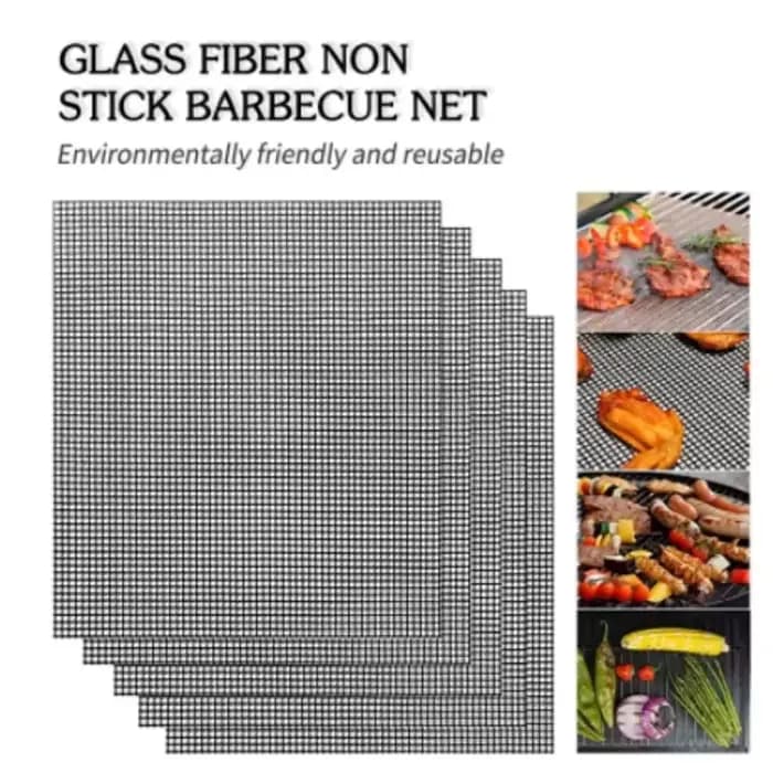 Tapis de gril en maille antiadhésive réutilisable pour Barbecue