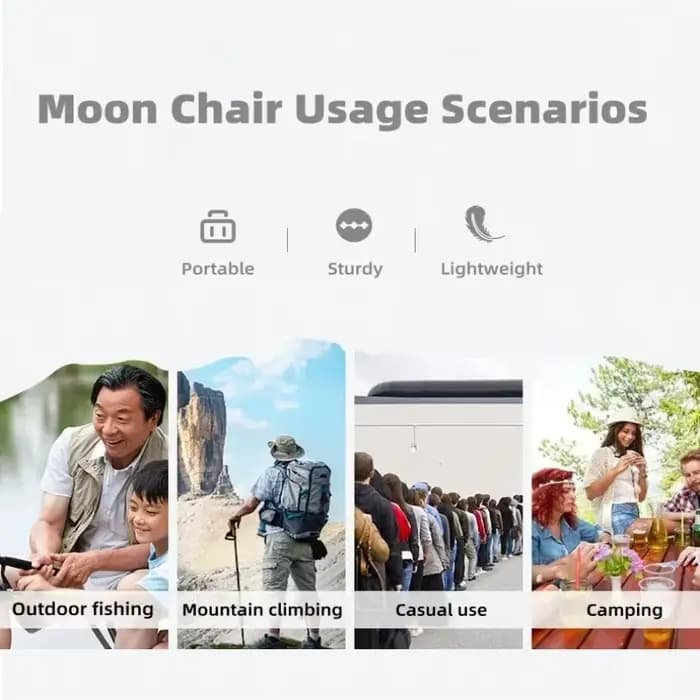 Chaise pliable portable