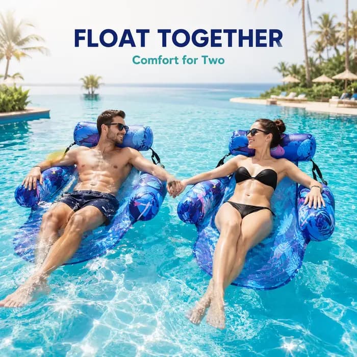 Nouveau Fauteuil Gonflable Robuste 2026 pour Adulte – Siège Flottant Relaxant pour Lac