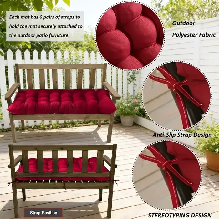 Coussin universel épais pour chaise longue
