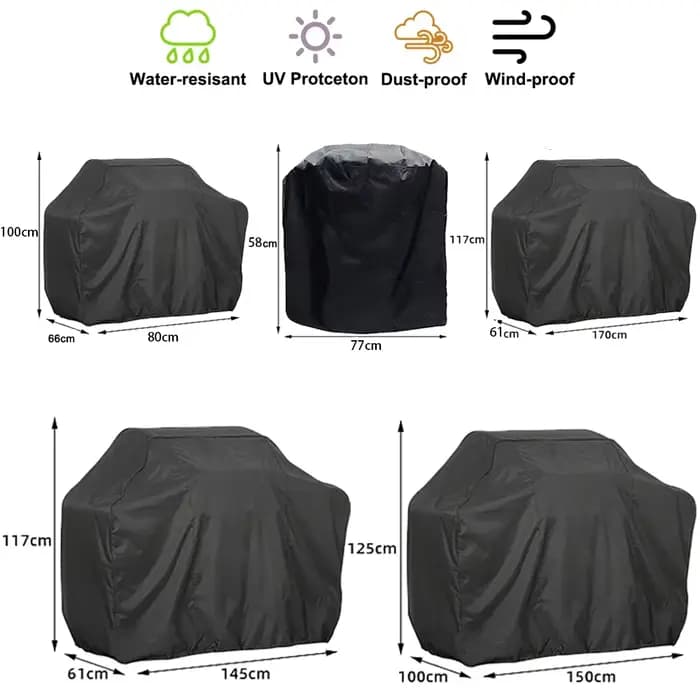 Housse de barbecue imperméable 210D