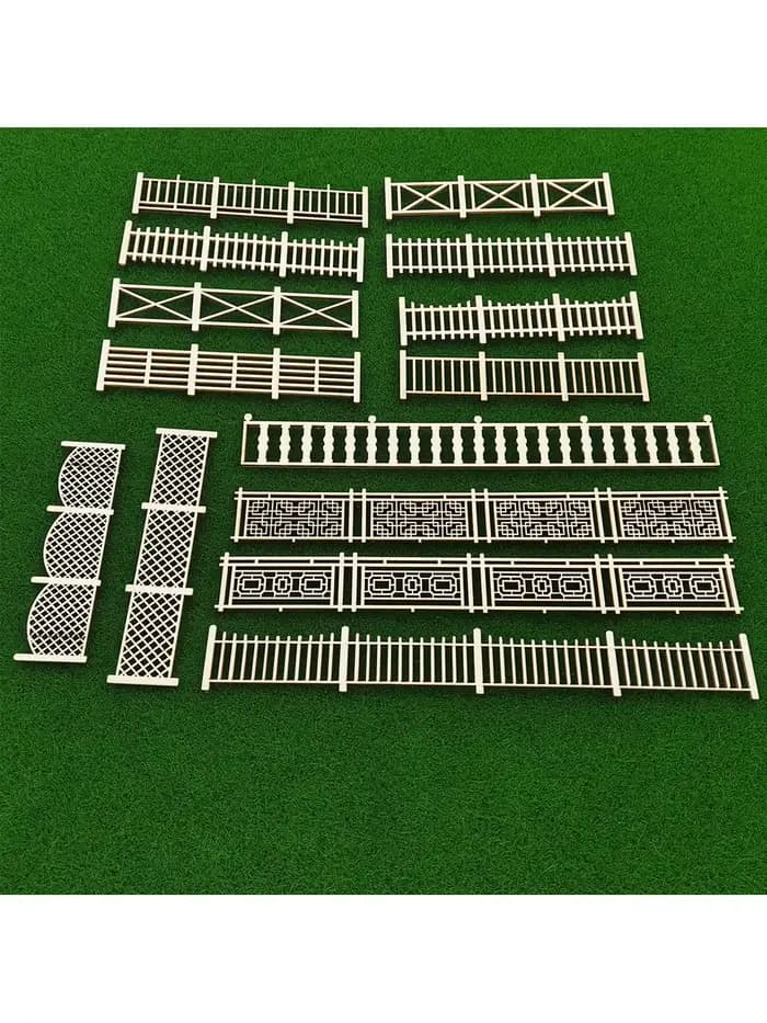 Kit de modèle de clôture de jardin en bois