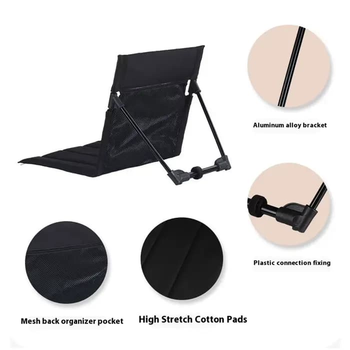 Chaise de plage pliante avec Support arrière