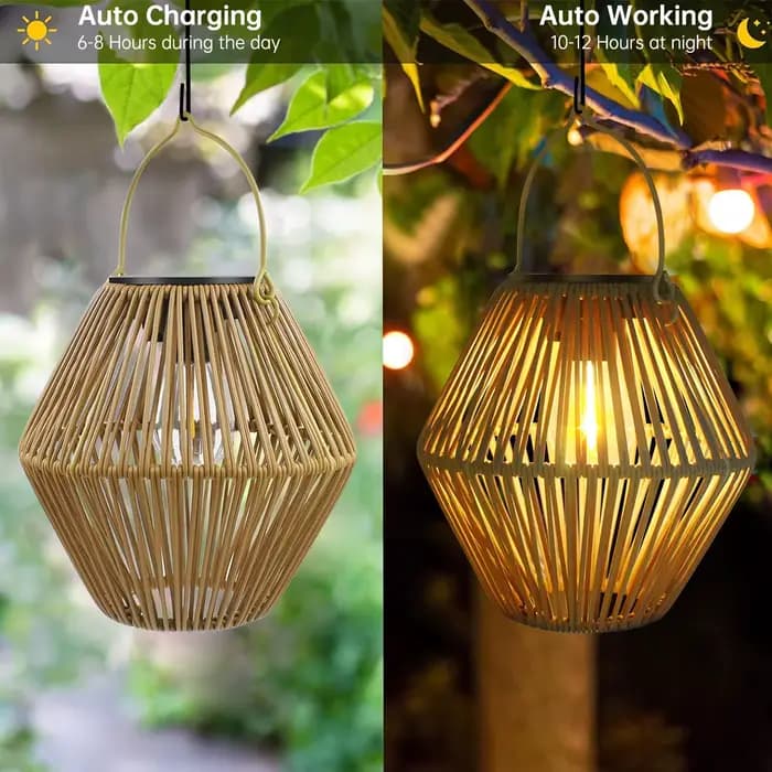 Lanternes solaires lumières