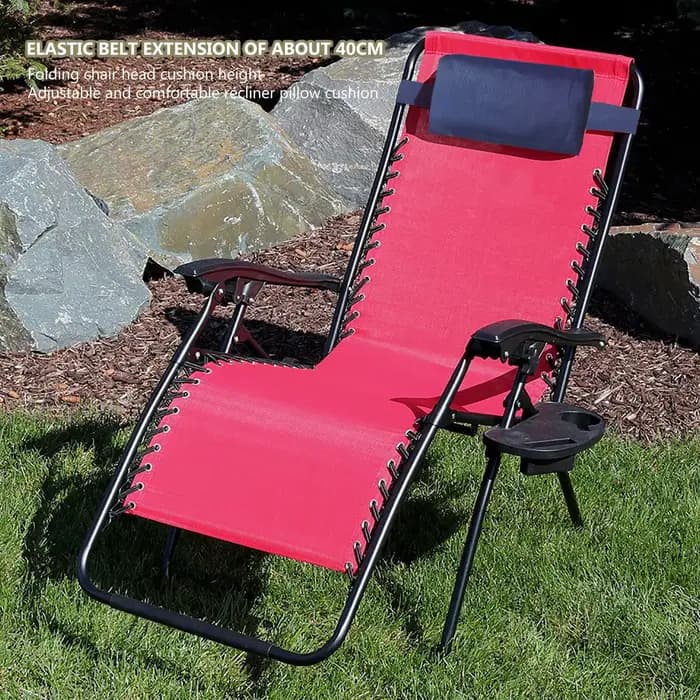 Coussin de repos pour chaise longue de jardin