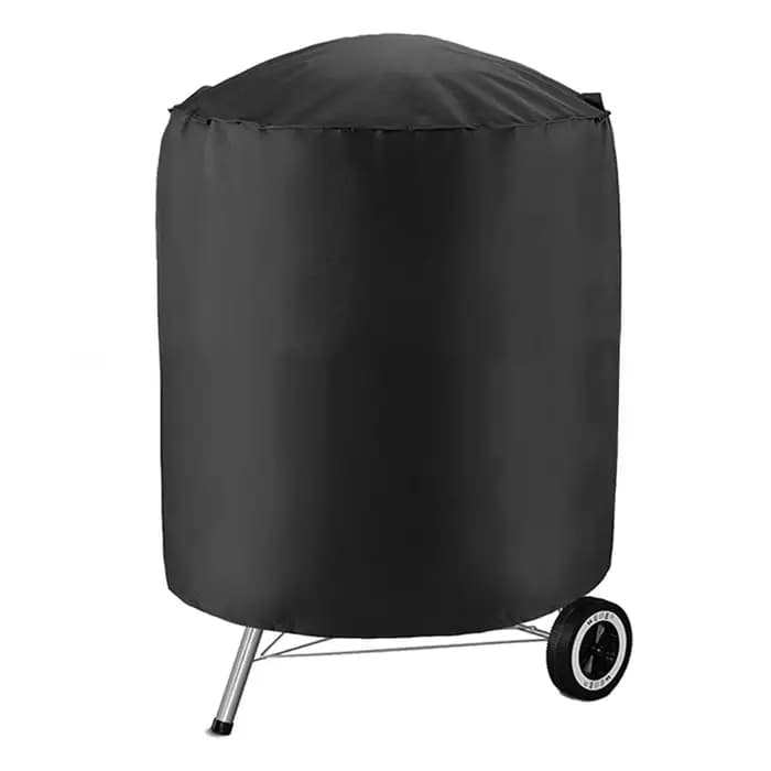 Juste de protection ronde pour barbecue d'extérieur