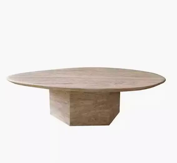 Table basse irrégulière moderne