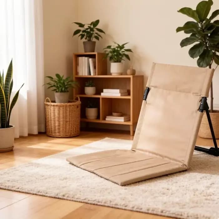 Chaise de camping pliable