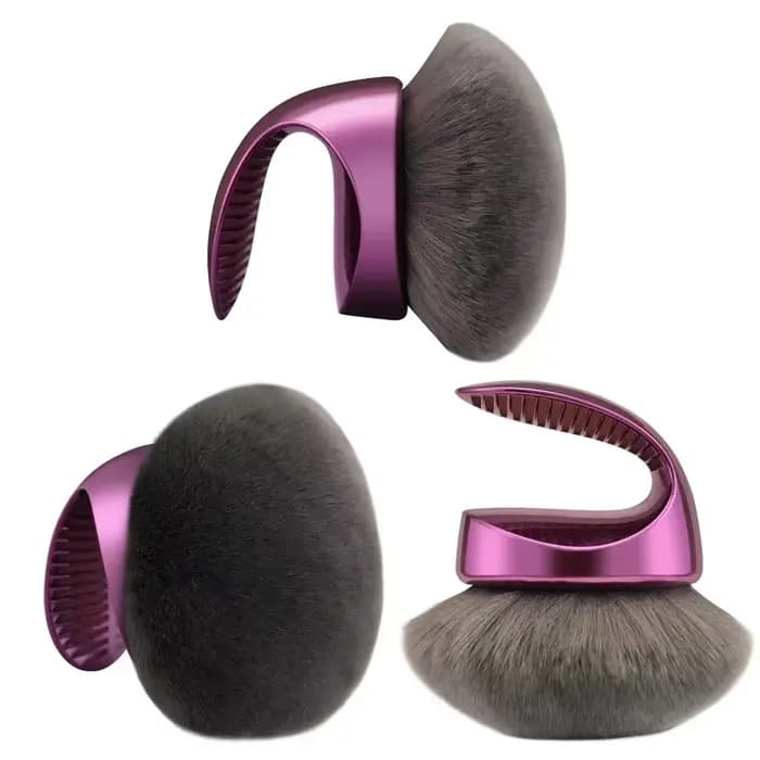 Brosse Kabuki pour mélange de beauté et flou, poils végétaliens Extra Large, brosse autobronzante, applicateur de mélange professionnel, fond de teint