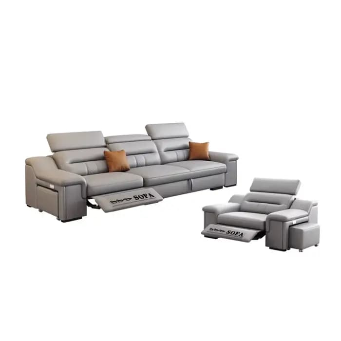 Linlamlim Canapé-lit convertible Canapé sectionnel inclinable électrique moderne