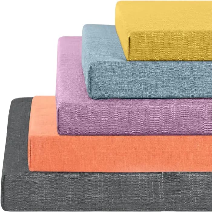 Coussins de banc de 5cm de Long, siège de chaise, oreiller de canapé, baie vitrée, coussin décoratif pour canapés, siège de banc de jardin, balançoire, siège arrière