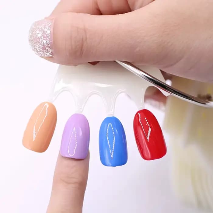 50 pièces Nail Art professionnel Salon de manucure comparaison des couleurs cartes d'échantillons manucure sélection et présentation des couleurs