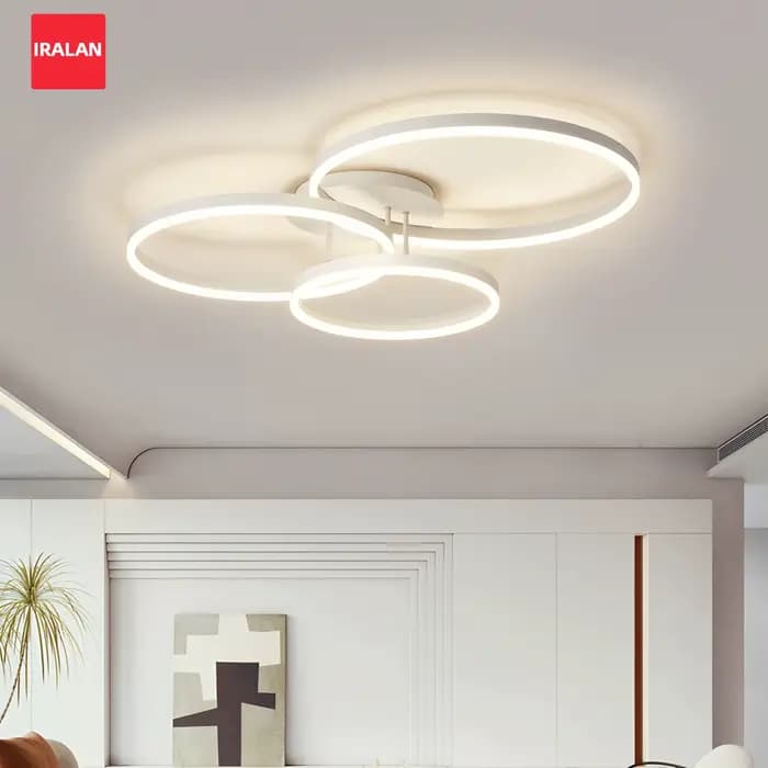 Lustres de plafond intelligents pour chambre salon décoration moderne Intelligent télécommande lustre plafonniers
