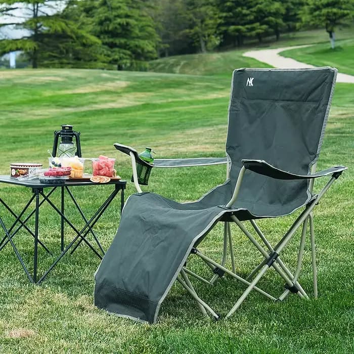 Accoudoir repose-pieds chaise pliante Camping stockage pêche voyage