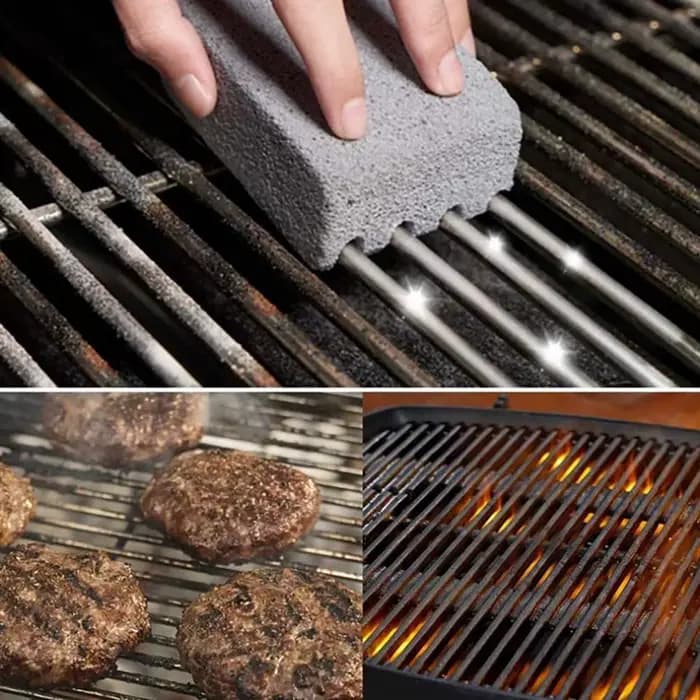 1 pièce Brique de pierre ponce pour nettoyage de barbecue