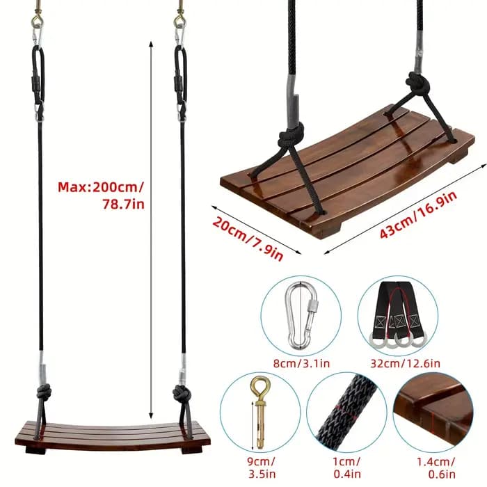 Chaise pivotante d'extérieur pour adultes