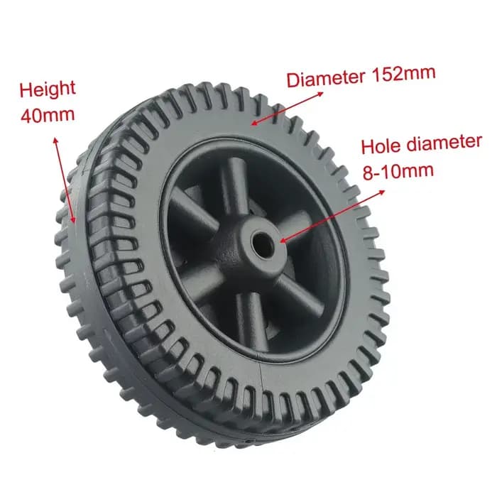 Roues de remplacement pour grille de barbecue