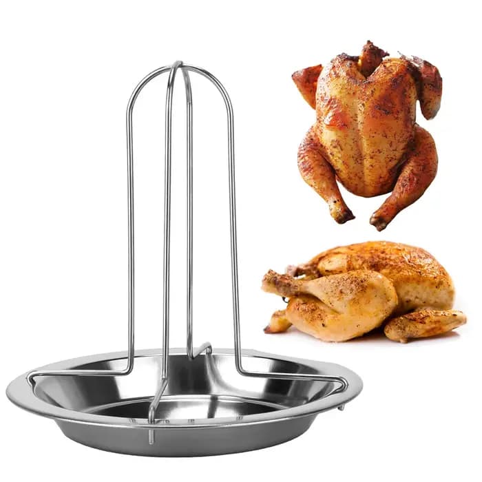 Support de rôtissoire jetable T1, outils de barbecue en plein air, acier au carbone, assiette grillée antiarina jetable