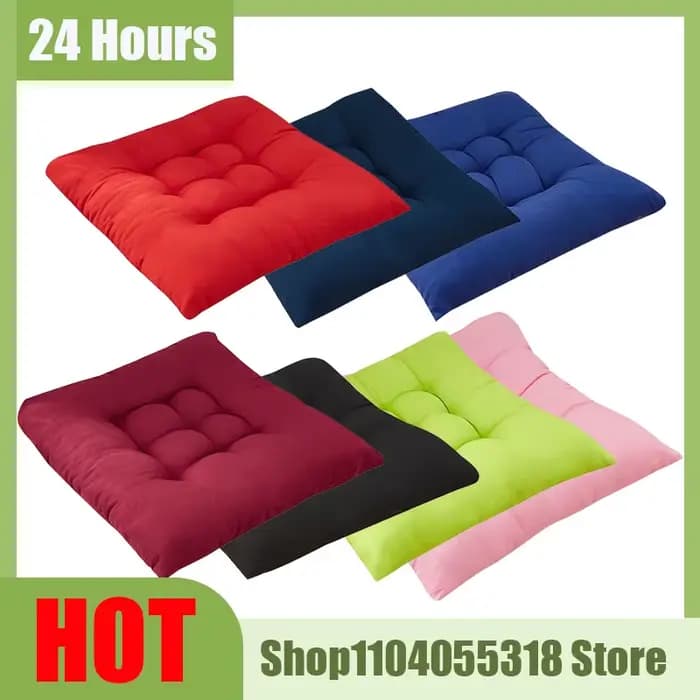 Coussin de siège souple pour chaise carrée