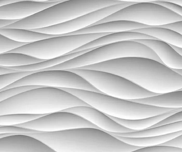Papier peint personnalisé de toutes tailles, moderne, tridimensionnel, de luxe, motif vague blanche, peinture photo artistique, papier peint mural de fond pour salon