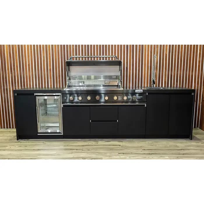 Barbecue en acier inoxydable 2025 pour l'extérieur, îlot de cuisine BBQ intégré, idéal pour l'Australie