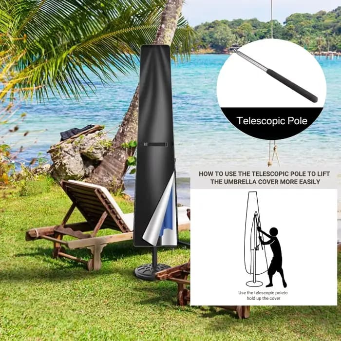 Housse de parasol d'extérieur imperméable