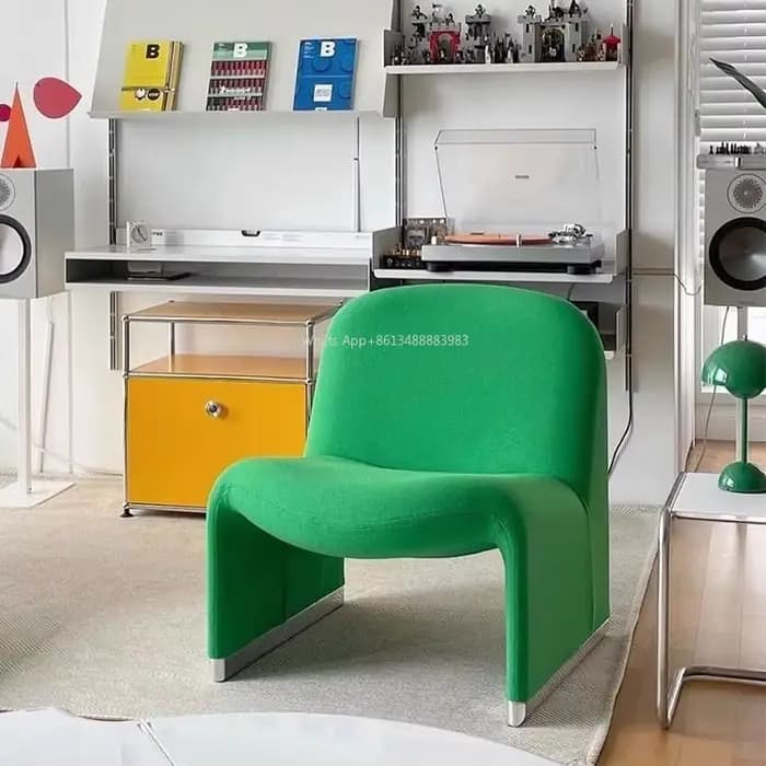 Meubles de luxe légers, simple, canapé, chaise de salon, balcon, moderne, simple, maison, loisirs, chaise de canapé, chaise de colline créative