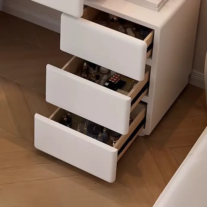 Bureau De vanité d'angle moderne Tallboy Femme Table