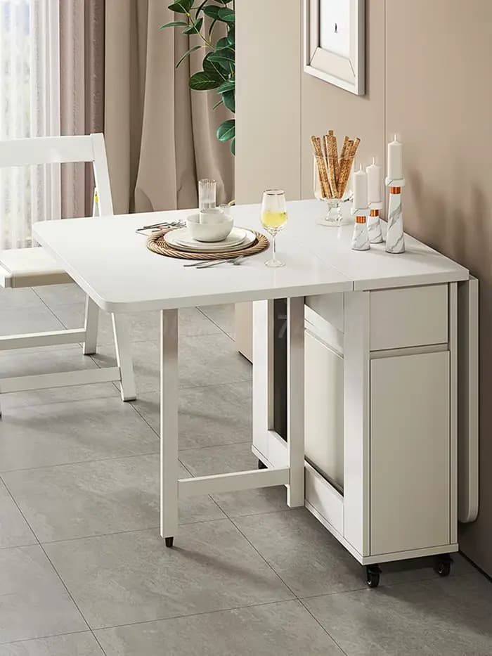 Table à Manger Pliable pour Petit Ménage