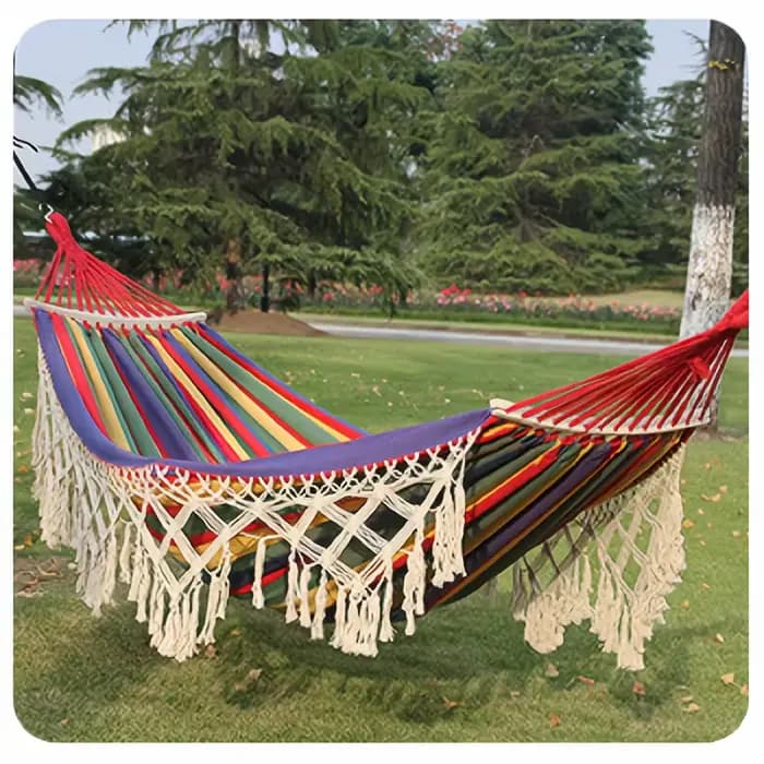 Hamac double bohème pour 2 personnes