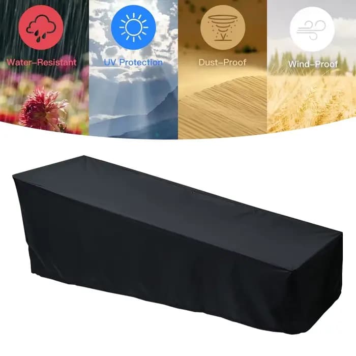 Juste de protection imperméable pour chaise longue de jardin