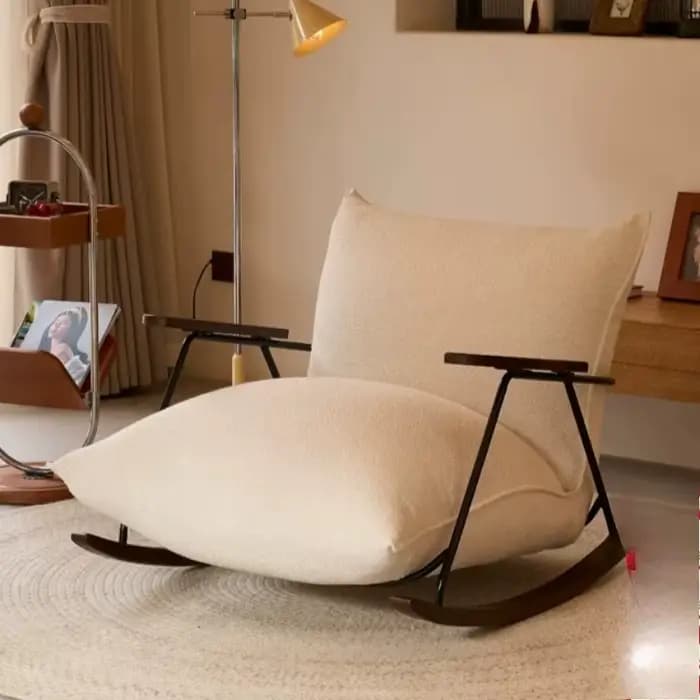 Fauteuils de salon italiens moelleux, style Mid-Century, avec accoudoirs pliables, fauteuils de détente sectionnels colorés, Sillon, mobilier de maison