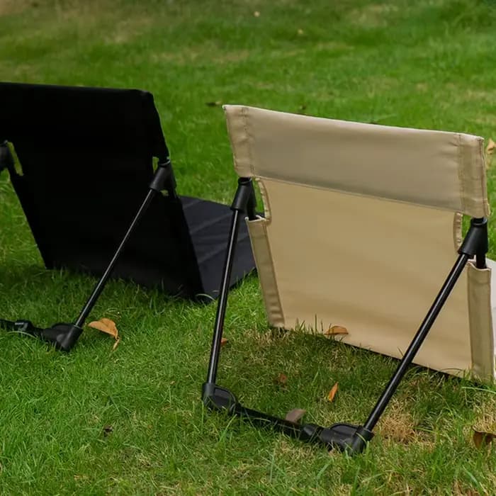 Chaise à Dossier Pliante Portable pour Camping en Plein Air