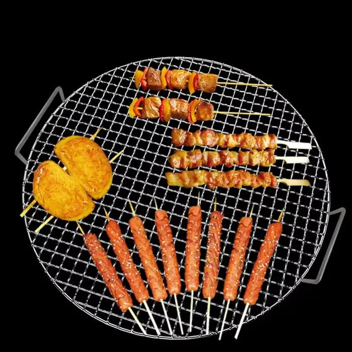 Grille de charbon de bois BBQ RoensuBBQ en acier inoxydable 304
