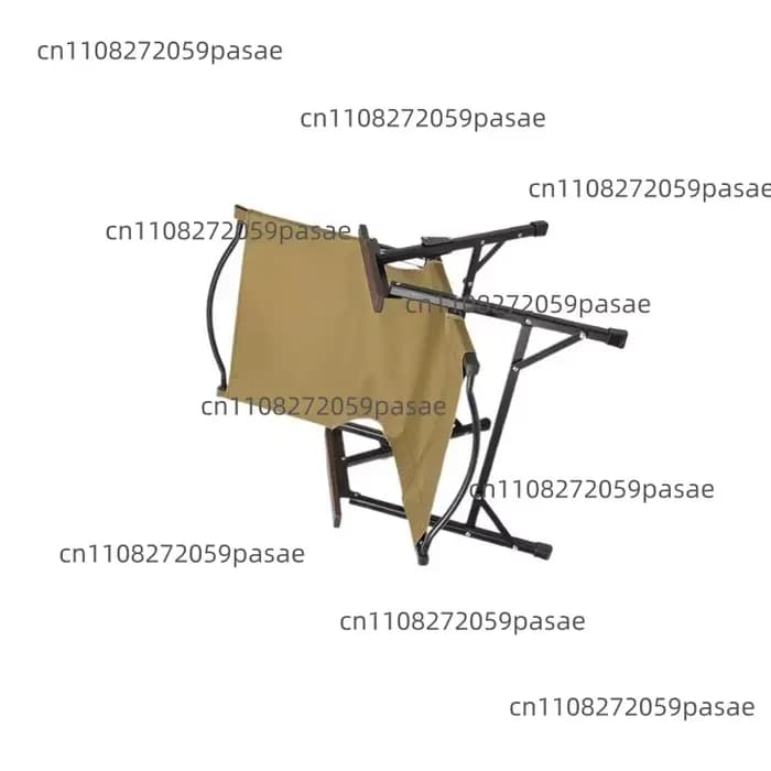 Chaise tactique portable, élargie, détachable, pliable, avec rangement