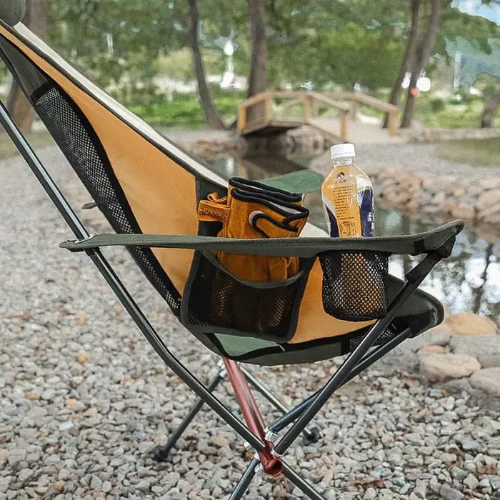 Chaise lunaire d'extérieur en alliage d'aluminium