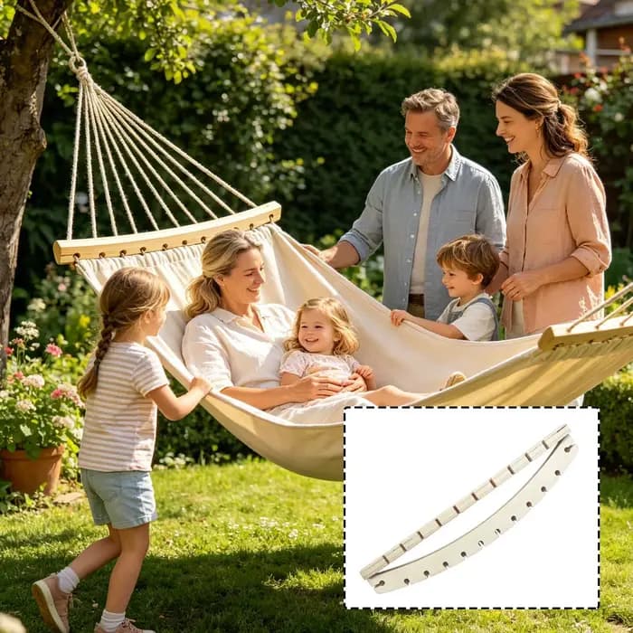 Barre de support pour hamac