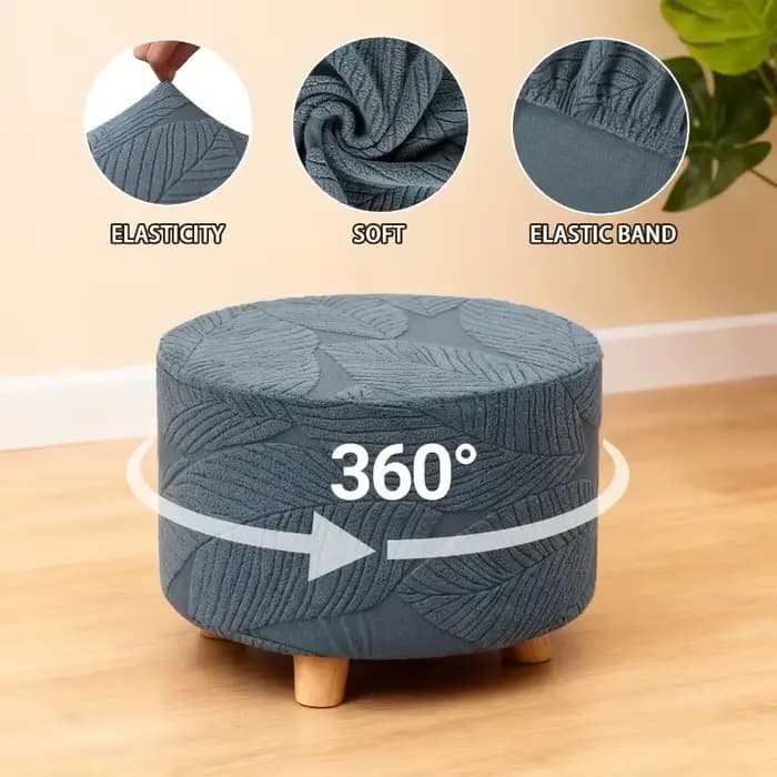 Housses rondes pour pouf