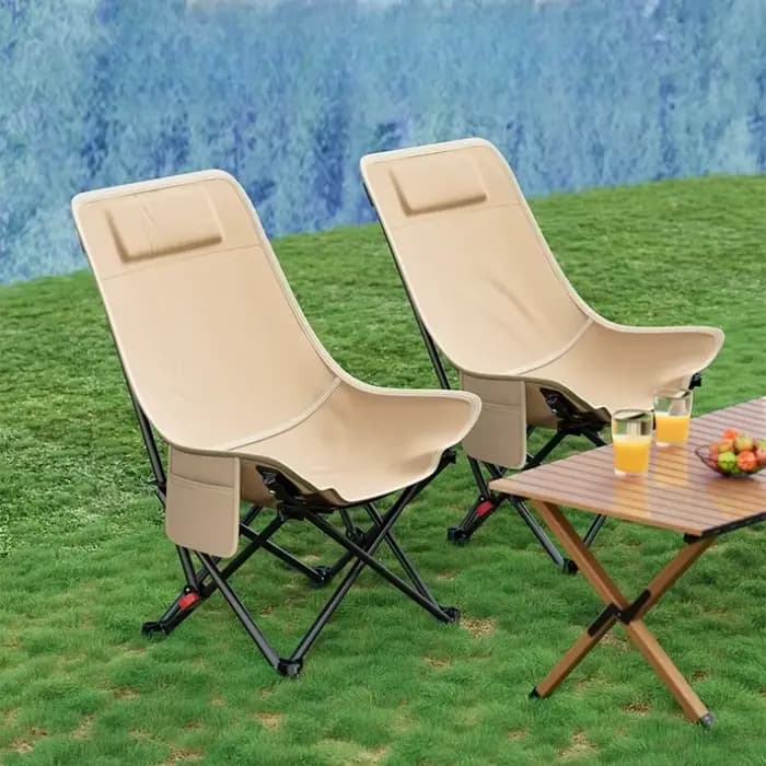 Chaise pliante De randonnée à dossier haut