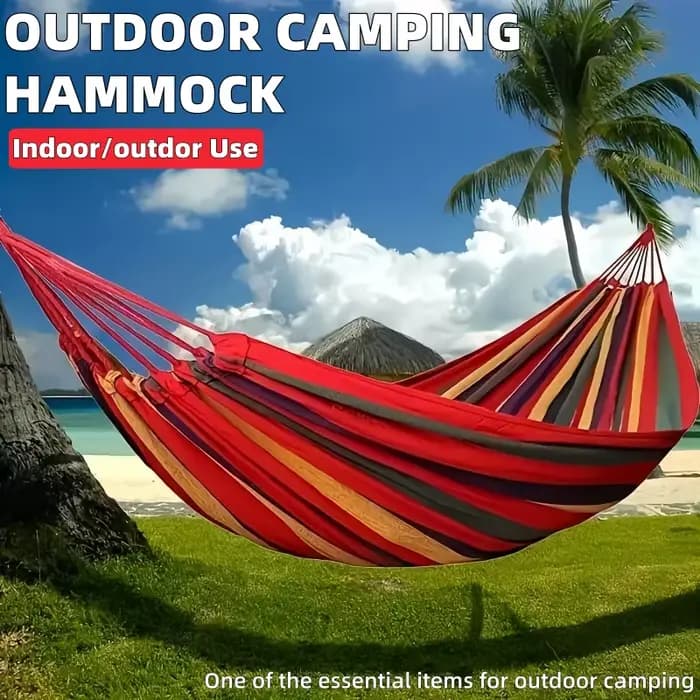 Hamac en toile d'extérieur - Hamac portable pour deux personnes