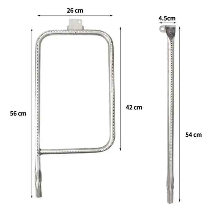 La grille de brûleur de cuisinière à gaz Weber 65032 convient pour Q300/Q320/Q3000/Q3200.