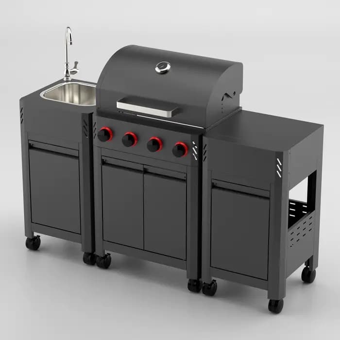 Gril de barbecue en acier inoxydable