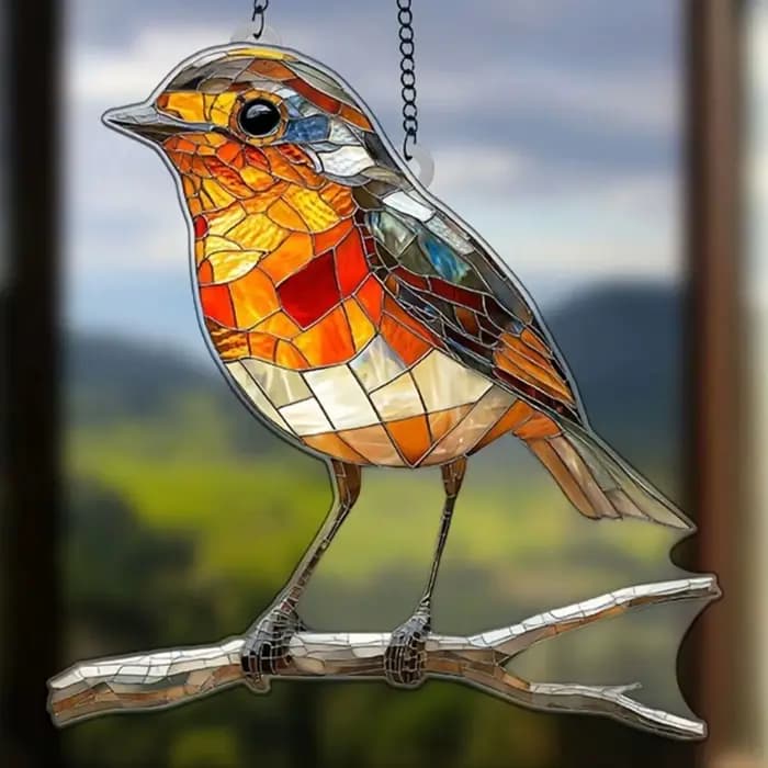 1 pièce Décoration extérieure murale suspendue Oiseaux et animaux