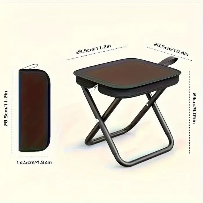 Tabouret pliant Portable avec poignée